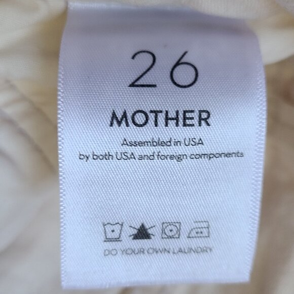 SNACKS by MOTHER DENIM HIGH-WAIST DOUBLE STACK ANKLE JEANS BALLOON/CARROT  sz 26 - Picture 8 of 9